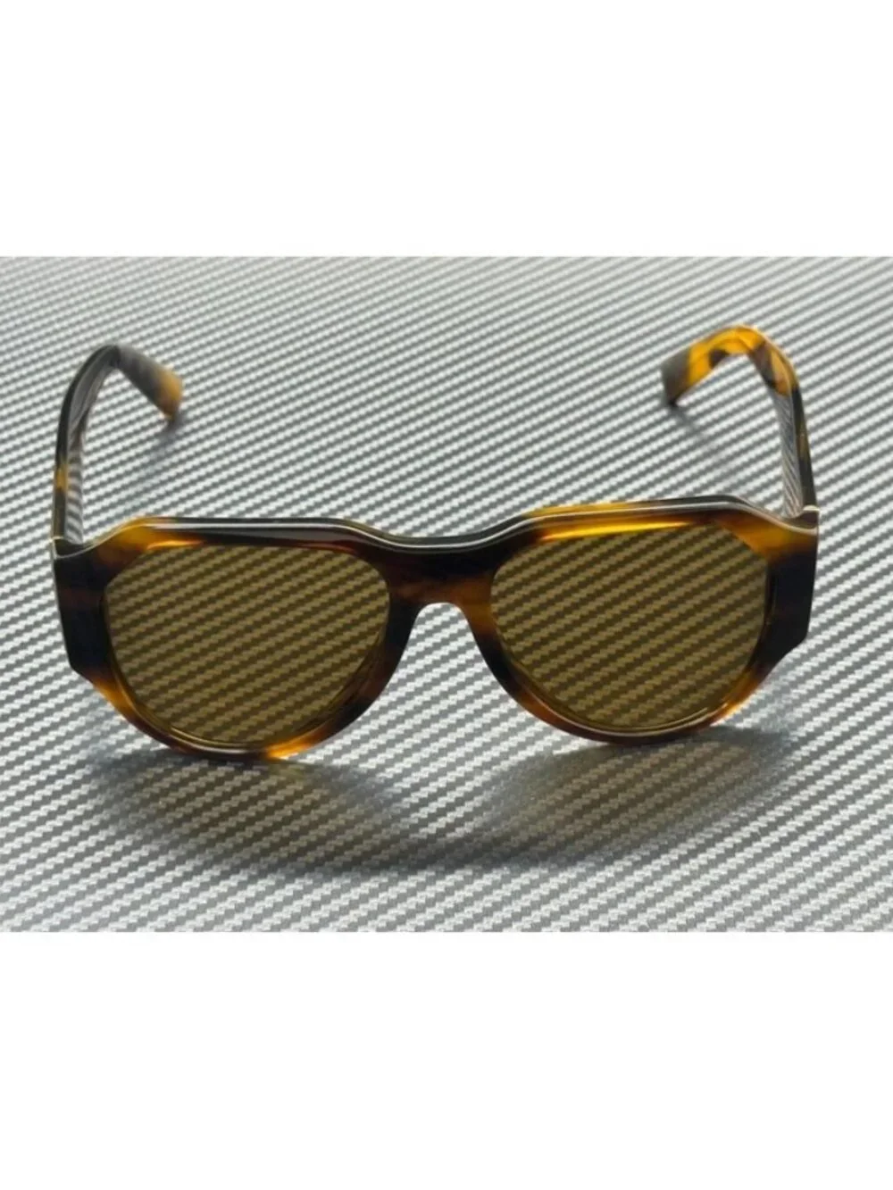 New Dolce & Gabbana Men Striped Brown Sunglasses 58-18-140
